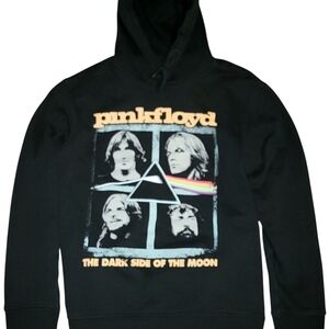 Pink Floyd 'The Dark Side of the Moon' Black Graphic Sweater Hoodie Rock N Roll